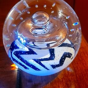 Caithness paperweight made in Scotland. Designed by Sarah Peterson.